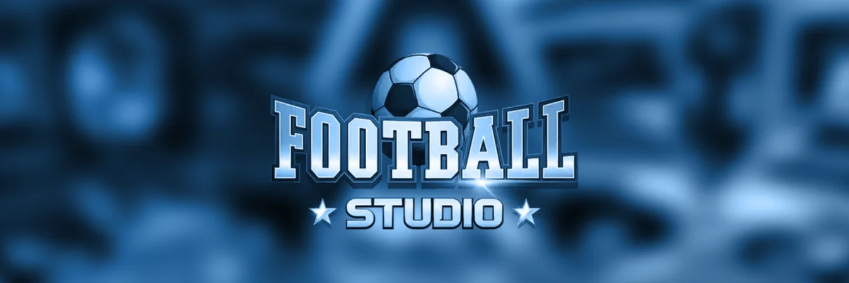 How to play Live Football Studio — game logo with stadium atmosphere